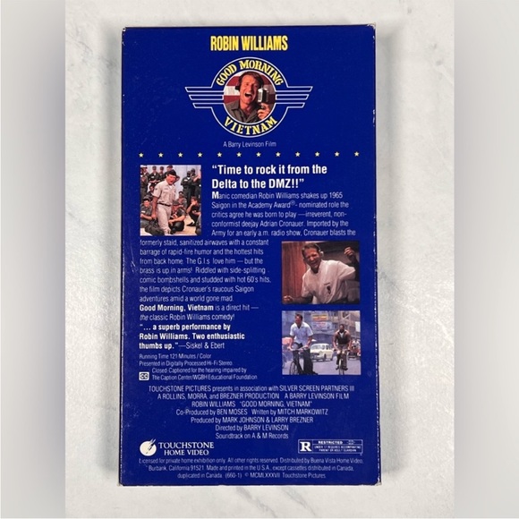 EUC Good Morning Vietnam (1987) VHS - Picture 4 of 5